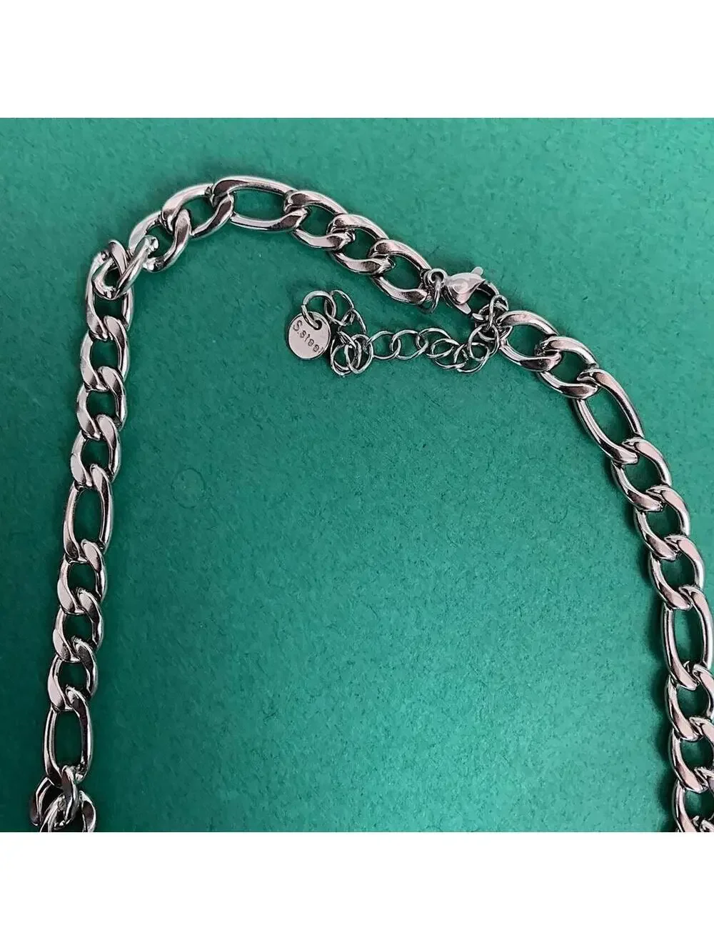Cyber Y2k 2000s Silver Opium Spider ️ Pendant beaded necklace Cuban link